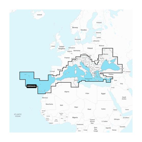 Garmin Navionics+ – Morze Śródziemne i Morze Czarne NSEU643L [010-C1272-20] (1)
