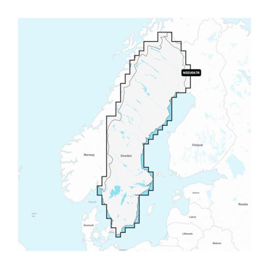 Garmin Navionics+ – Szwecja (Jeziora i Rzeki) NSEU067R [010-C1262-20] (1)