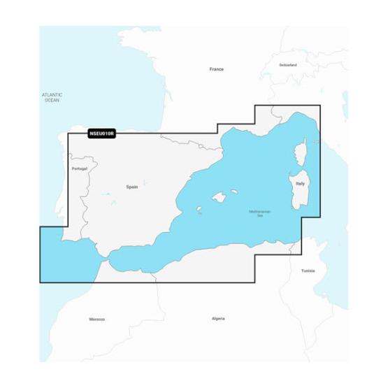Garmin Navionics+ – Hiszpania Wybrzeże Morza Śródziemnego NSEU010R [010-C1237-20] (1)