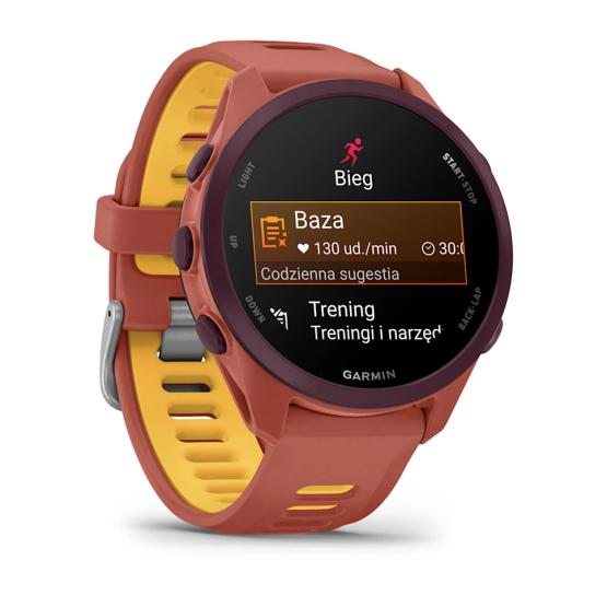 Garmin Forerunner 170 MUSIC Red Pink czerwony [010-03920-13] (3)