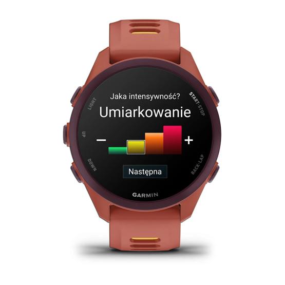 Garmin Forerunner 170 MUSIC Red Pink czerwony [010-03920-13] (5)