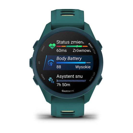 Garmin Forerunner 170 MUSIC Teal Green zielony [010-03920-12] (6)
