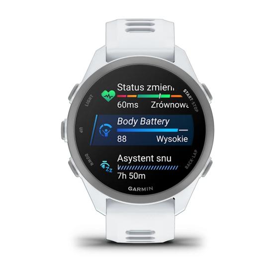 Garmin Forerunner 170 MUSIC Whitestone biały [010-03920-11] (6)