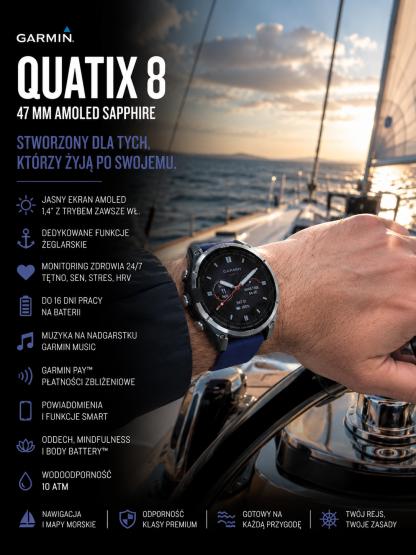 Garmin Quatix 8 47mm AMOLED Sapphire [010-02904-51] (2)