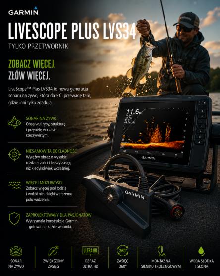 Garmin Panoptix LiveScope PLUS LVS34  tylko przetwornik [010-02706-10] (2)