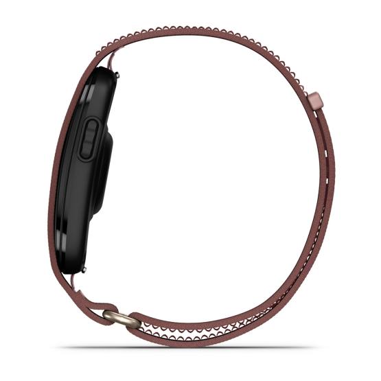 Garmin CIRQA Smart Band opaska na nadgarstek z czujnikiem, kolor Mauve fioletowy, rozmiar S-M [010-04675-12] (6)