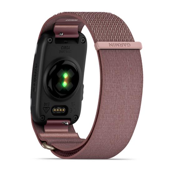 Garmin CIRQA Smart Band opaska na nadgarstek z czujnikiem, kolor Mauve fioletowy, rozmiar L-XL [010-04675-02] (5)