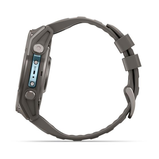 Garmin Fenix 9 Standard - 51mm Tytanowy z silikonowym paskiem w kolorze Pebble Gray [010-04763-01] (12)