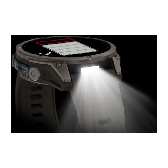 Garmin Fenix 9 Standard - 47mm Tytanowy z silikonowym paskiem w kolorze Pebble Gray [010-04762-01] (15)