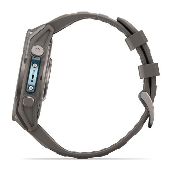 Garmin Fenix 9 Standard - 47mm Tytanowy z silikonowym paskiem w kolorze Pebble Gray [010-04762-01] (17)