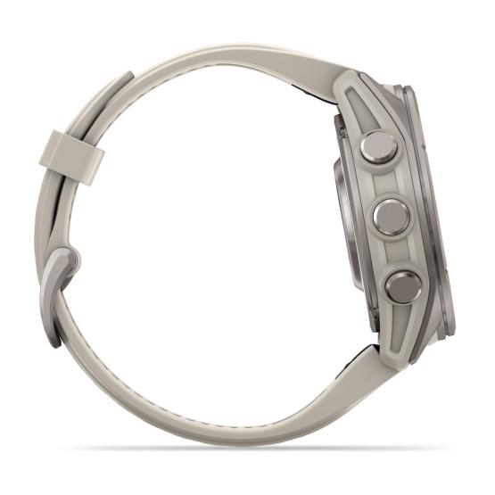 Garmin Fenix 9 Standard - 43mm Tytanowy z silikonowym paskiem w kolorze Fog Gray [010-04761-01] (5)