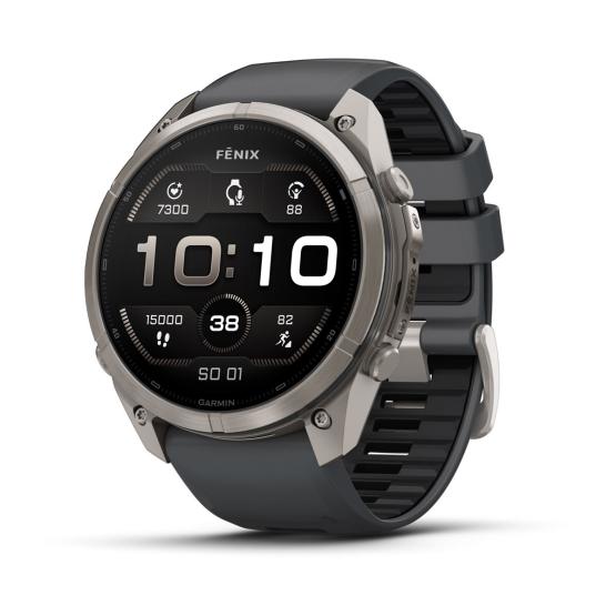 Garmin Fenix 9 Pro - 51mm Tytanowy z silikonowym paskiem w kolorze Graphite / Black [010-04337-26] (1)