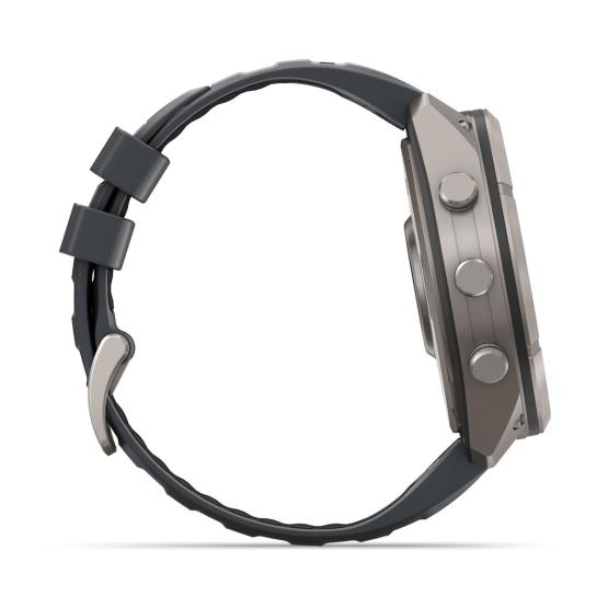 Garmin Fenix 9 Pro - 51mm Tytanowy z silikonowym paskiem w kolorze Graphite / Black [010-04337-26] (5)