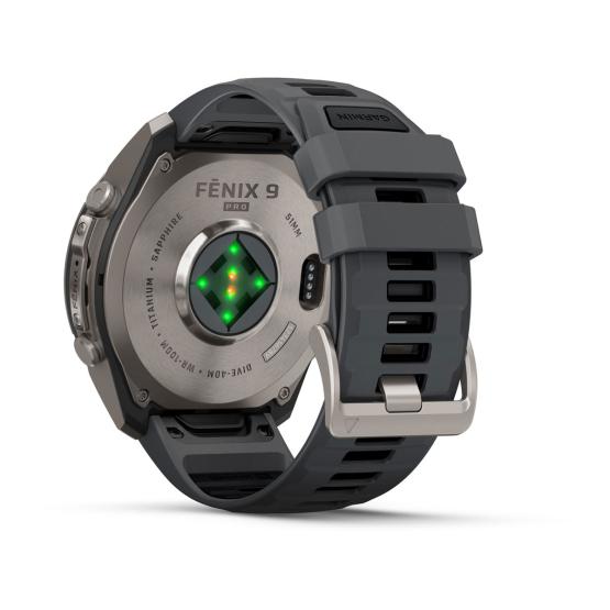 Garmin Fenix 9 Pro - 51mm Tytanowy z silikonowym paskiem w kolorze Graphite / Black [010-04337-26] (13)