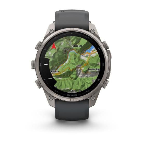 Garmin Fenix 9 Pro - 47mm Tytanowy z silikonowym paskiem w kolorze Graphite / Black [010-04336-26] (4)