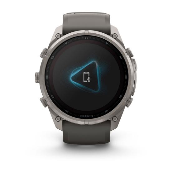 Garmin Fenix 9 Pro SOLAR inReach - 51mm Tytanowy z silikonowym paskiem w kolorze Pebble Gray [010-04339-01] (10)