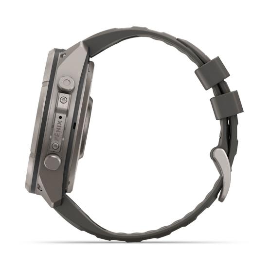 Garmin Fenix 9 Pro SOLAR inReach - 51mm Tytanowy z silikonowym paskiem w kolorze Pebble Gray [010-04339-01] (13)