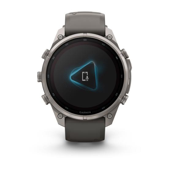Garmin Fenix 9 Pro SOLAR inReach - 47mm Tytanowy z silikonowym paskiem w kolorze Pebble Gray [010-04338-01] (13)