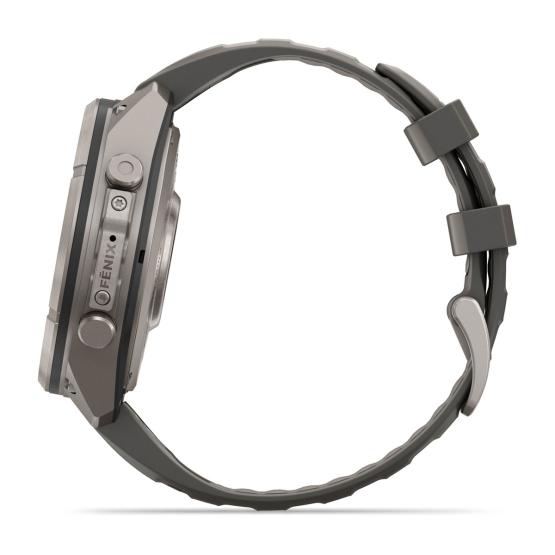 Garmin Fenix 9 Pro SOLAR inReach - 47mm Tytanowy z silikonowym paskiem w kolorze Pebble Gray [010-04338-01] (16)
