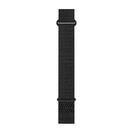 Garmin Pasek Fenix 9 (43mm) (Czarny) - QuickFit 20 mm, Długi, materiałowy ComfortFit, Oryginalny Garmin [010-14506-14] (1)
