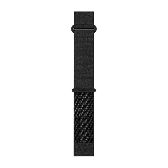 Garmin Pasek Fenix 9 (43mm) (Czarny) - QuickFit 20 mm, Krótki, materiałowy ComfortFit, Oryginalny Garmin [010-14506-10] (1)
