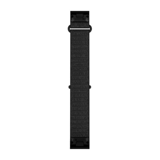 Garmin Pasek Fenix 9 (43mm) (Czarny) - QuickFit 20 mm, Krótki, materiałowy ComfortFit, Oryginalny Garmin [010-14506-10] (2)