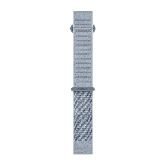 Garmin Pasek Fenix 9 (43mm) (Niebieski Coastal Blue) - QuickFit 20 mm, Krótki, materiałowy ComfortFit, Oryginalny Garmin [010-14506-13] (1)