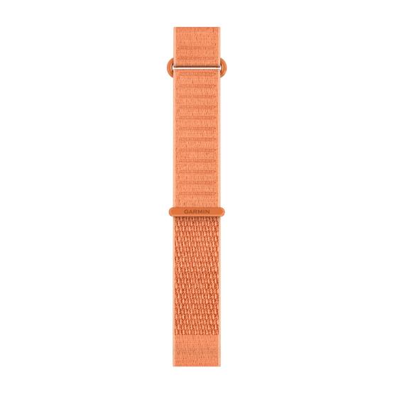 Garmin Pasek Fenix 9 (43mm) (Różowy Shell Pink) - QuickFit 20 mm, Krótki, materiałowy ComfortFit, Oryginalny Garmin [010-14506-11] (1)