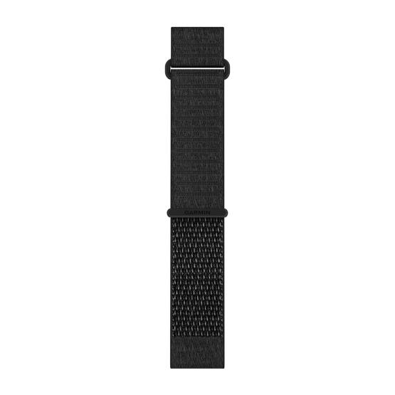 Garmin Pasek Fenix 9 (47mm) (Czarny) - QuickFit 22 mm, Krótki, materiałowy ComfortFit, Oryginalny Garmin [010-14506-10] (1)