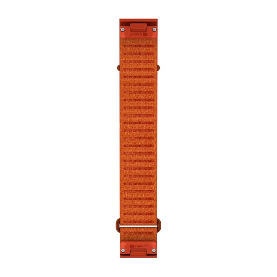 Garmin Pasek Fenix 9 (47mm) (Pomarańczowy Autumn Orange) - QuickFit 22 mm, Długi, materiałowy ComfortFit, Oryginalny Garmin [010-14507-15] (2)
