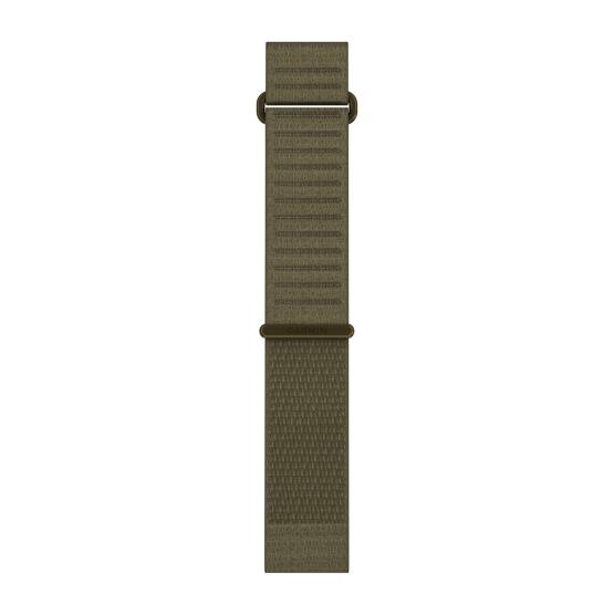 Garmin Pasek Fenix 9 (47mm) (Zielony Drab Green) - QuickFit 22 mm, Krótki, materiałowy ComfortFit, Oryginalny Garmin [010-14507-12] (1)