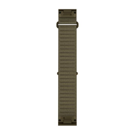 Garmin Pasek Fenix 9 (47mm) (Zielony Drab Green) - QuickFit 22 mm, Krótki, materiałowy ComfortFit, Oryginalny Garmin [010-14507-12] (2)