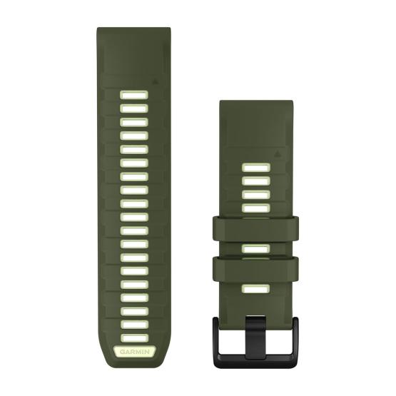 Garmin Pasek Fenix 9 (51mm) (Zielony Olive Drab / Citron) - QuickFit 26 mm, silikonowy, Oryginalny Garmin [010-14508-01] (1)