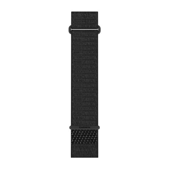 Garmin Pasek Fenix 9 (51mm) (Czarny) - QuickFit 26 mm, Długi, materiałowy ComfortFit, Oryginalny Garmin [010-14508-14] (1)