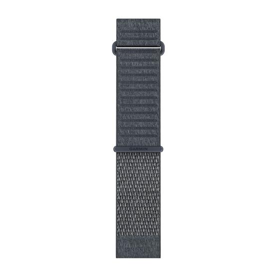 Garmin Pasek Fenix 9 (51mm) (Niebieski Blue Granite) - QuickFit 26 mm, Krótki, materiałowy ComfortFit, Oryginalny Garmin [010-14508-13] (1)