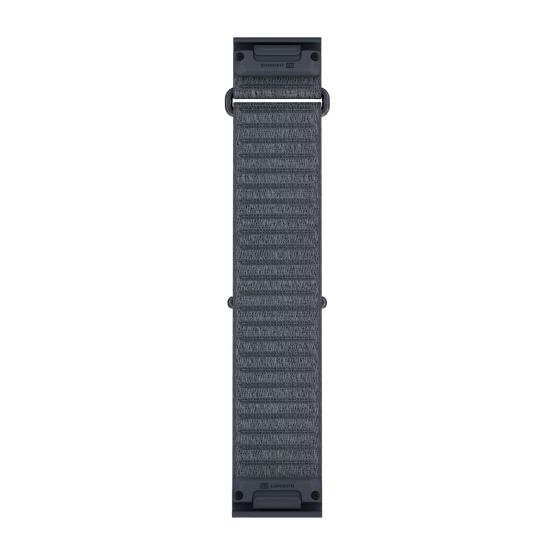 Garmin Pasek Fenix 9 (51mm) (Niebieski Blue Granite) - QuickFit 26 mm, Krótki, materiałowy ComfortFit, Oryginalny Garmin [010-14508-13] (2)