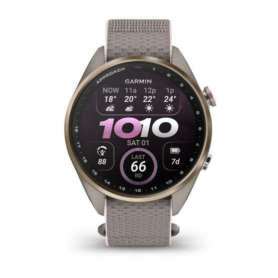 Garmin Approach S72 - 43mm Szary Soft Gold [010-04147-04] (2)