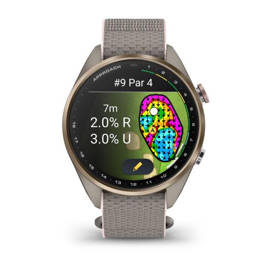 Garmin Approach S72 - 43mm Szary Soft Gold [010-04147-04] (6)