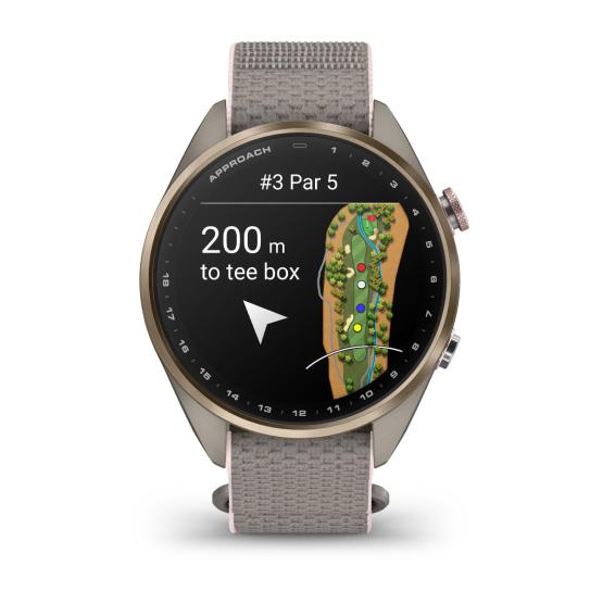 Garmin Approach S72 - 43mm Szary Soft Gold [010-04147-04] (10)