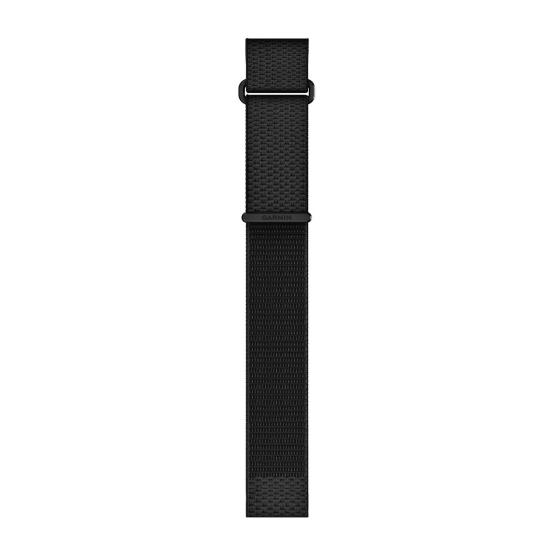 Garmin Pasek Approach S72 (47mm) (Czarny) - QuickFit 22 mm, Krótki, materiałowy ComfortFit, Oryginalny Garmin [010-14500-00] (1)