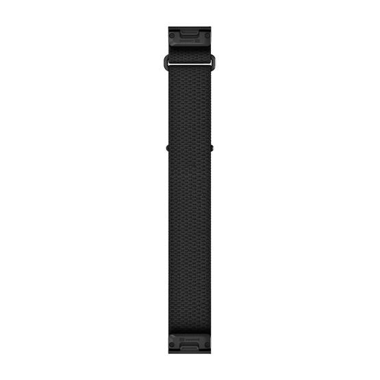 Garmin Pasek Approach S72 (47mm) (Czarny) - QuickFit 22 mm, Krótki, materiałowy ComfortFit, Oryginalny Garmin [010-14500-00] (2)