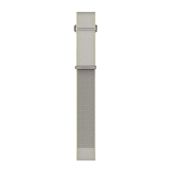 Garmin Pasek Approach S72 (47mm) (Szary Fog Gray Citron) - QuickFit 22 mm, Krótki, materiałowy ComfortFit, Oryginalny Garmin [010-14500-01] (1)
