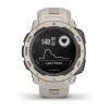 Garmin Instinct - kolor jasnoszary - zegarek GPS o wojskowej klasie wytrzymałości 810G, z kompasem, barometrem i profilami sportowymi [010-02064-01]