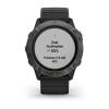 Garmin Fenix 6X Sapphire Carbon Gray DLC z czarnym paskiem [010-02157-11]