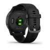 Garmin vivoactive 4 Czarny z popielatym zapięciem [010-02174-13]