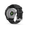 Garmin Fenix E - 47mm, ekran AMOLED, Standard, Srebrny Stal nierdzewna  z paskiem czarnym [010-03025-00]