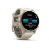 Garmin Fenix 8 - 43mm, ekran AMOLED, Sapphire, Stal, Soft Gold z paskiem piaskowym Dark sandstone [010-02903-11]