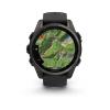 Garmin Fenix 8 - 43mm, ekran AMOLED, Sapphire, Carbon grey DLC titanium z paskiem czarnym [010-02903-21]