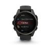 Garmin Fenix 8 - 43mm, ekran AMOLED, Sapphire, Carbon grey DLC titanium z paskiem czarnym [010-02903-21]