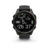 Garmin Fenix 8 - 43mm, ekran AMOLED, Sapphire, Carbon grey DLC titanium z paskiem czarnym [010-02903-21]